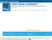 Tablet Screenshot of campinglapromenade.com